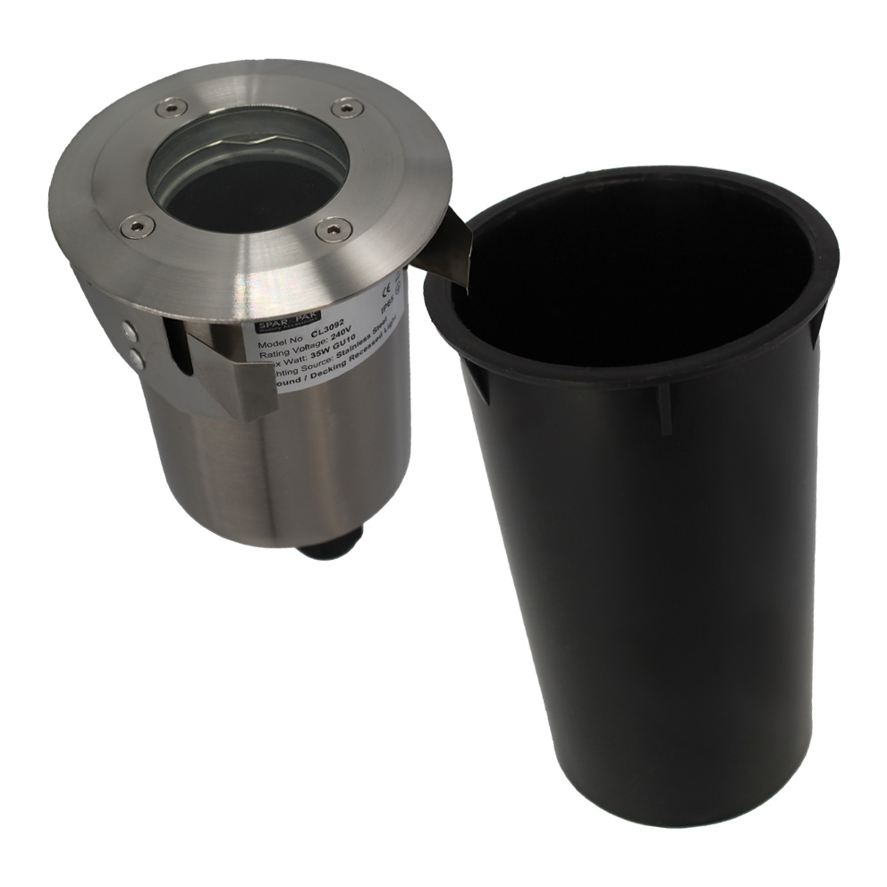 LED Walkover Light Satin Chrome